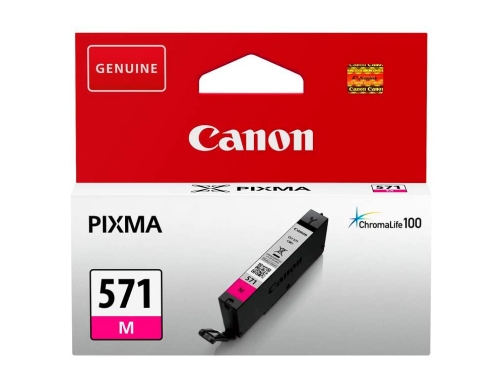 Ink-jet Canon cli 571 pixma ts5051 ts6050 ts8051 ts9050 magenta 182 paginas 0387C001, imagen 2 mini