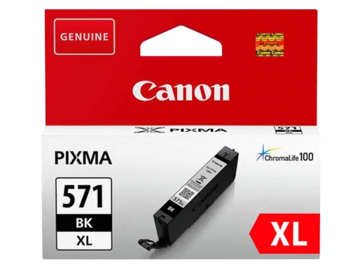 Ink-jet Canon cli-571bk XL pixma ts5051 5053 5055 6050 6051 6052 8051 0331C001, imagen 2 mini