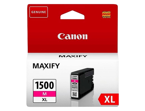 Ink-jet Canon pgi-1500XL mb2050 mb2150 mb2155 mb2350 mb2750 mb2755 magenta 9194B001, imagen 2 mini