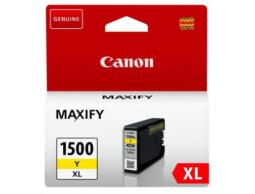 Ink-jet Canon pgi-1500XL mb2050 mb2150 mb2155 mb2350 mb2750 mb2755 amarillo 9195B001, imagen 3 mini