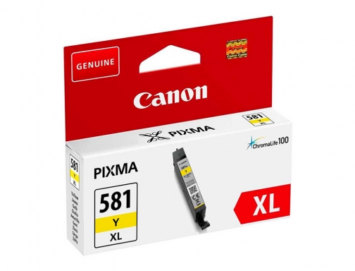 Ink-jet Canon pixma cli-581XL amarillo 2051C001, imagen 2 mini