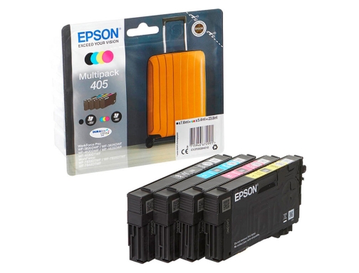 Ink-jet Epson 405 wf-3820dwf wf-4820dwf wf-7830dtwf wf-7840dtwf alta capacidad pack de 4 C13T05G64010, imagen 4 mini