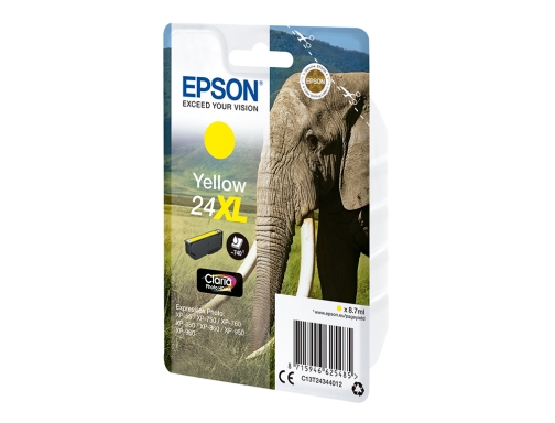 Ink-jet Epson claria photo hd ink amarillo 24XL C13T24344012, imagen 3 mini