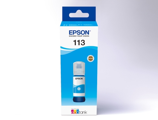 Ink-jet Epson ecotank 113 series cian C13T06B240, imagen 5 mini