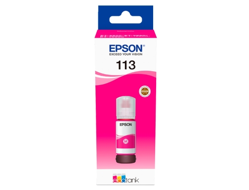 Ink-jet Epson ecotank 113 series magenta C13T06B340, imagen 2 mini