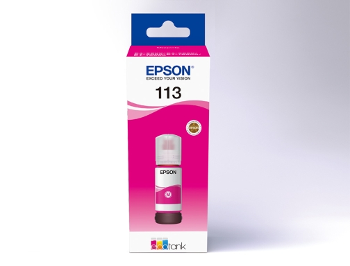 Ink-jet Epson ecotank 113 series magenta C13T06B340, imagen 5 mini