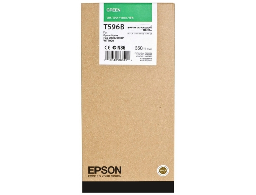 Ink-jet Epson gf stylus photo 7900 9900 verde C13T596B00, imagen 2 mini