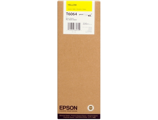 Ink-jet Epson gf stylus pro 4880 4800 amarillo C13T606400, imagen 2 mini