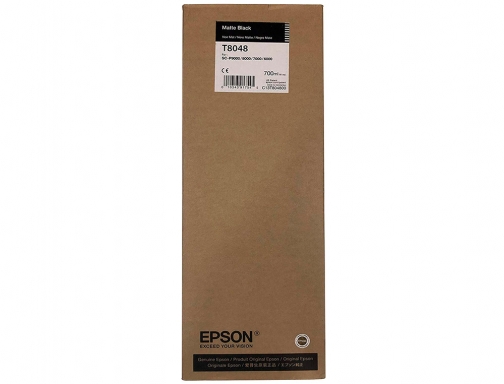 Ink-jet Epson gf surecolor serie sc-p negro matte ultrachrome hdx hd 700ml C13T804800, imagen 2 mini