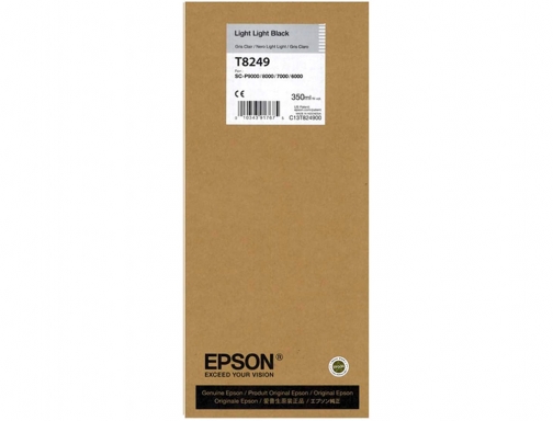 Ink-jet Epson gf surecolor serie sc-p gris claro ultrachrome hdx hd 350ml C13T824900, imagen 2 mini