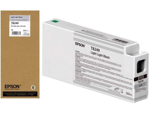 Ink-jet Epson gf surecolor serie sc-p gris claro ultrachrome hdx hd 350ml C13T824900, imagen 5 mini