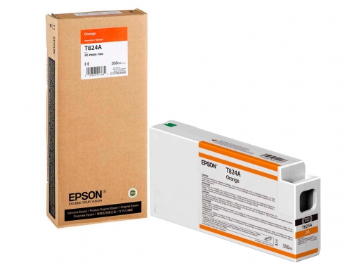 Ink-jet Epson gf surecolor serie sc-p naranja ultrachrome hdx hd 350ml C13T824A00, imagen 5 mini