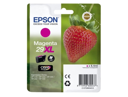 Ink-jet Epson home 29XL t2993 xp435 330 335 332 430 235 432 C13T29934012, imagen 2 mini