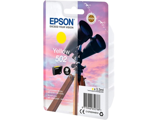 Ink-jet Epson singlepack amarillo 502 ink C13T02V44010, imagen 3 mini