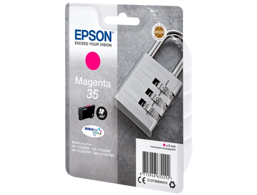 Ink-jet Epson singlepack magenta 35 durabrite ultra ink C13T35834010, imagen 3 mini