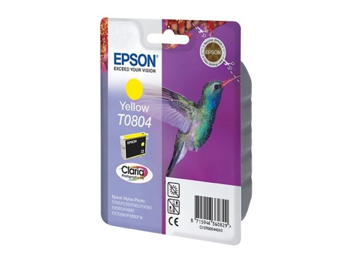 Ink-jet Epson stylus photo r265 r360 rx560 amarillo C13T08044011, imagen 2 mini