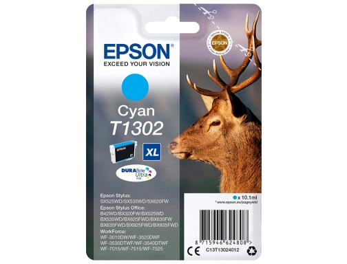 Ink-jet Epson stylus t1302 cian office bx320f - extra alta capacidad - C13T13024012, imagen 2 mini