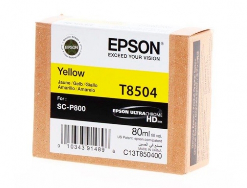Ink-jet Epson surecolor sc-p800 amarillo C13T850400, imagen 2 mini