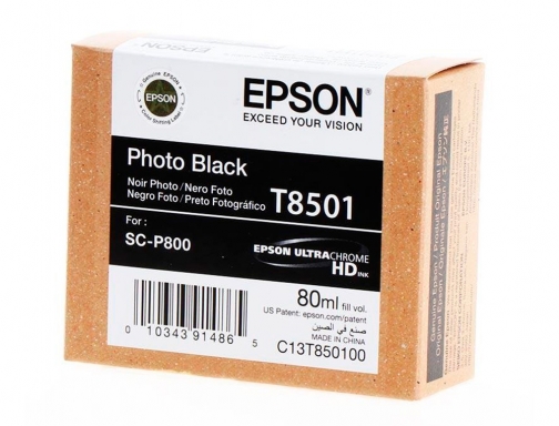 Ink-jet Epson surecolor sc-p800 negro foto C13T850100, imagen 2 mini