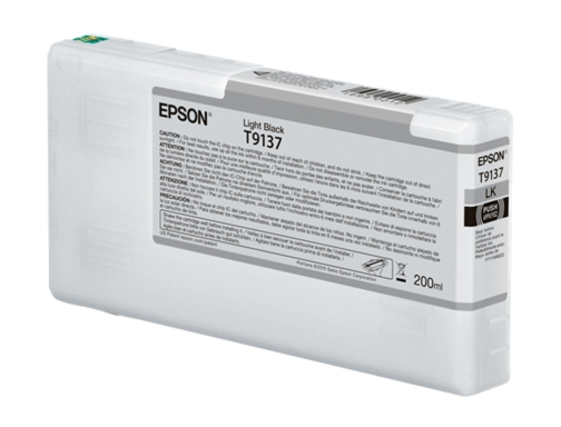 Ink-jet Epson t9137 light negro ink 200ml C13T913700, imagen 3 mini