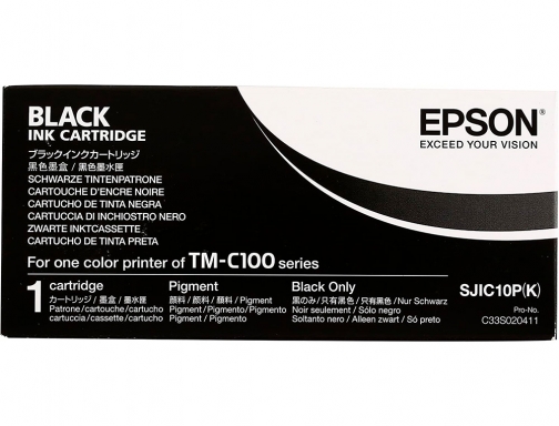 Ink-jet Epson tm-c 100 negro C33S020411, imagen 2 mini
