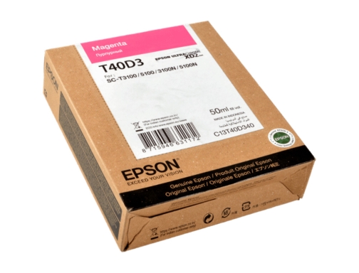 Ink-jet Epson ultrachrome xd2 magenta t40d340 sc-t3100 sc-t 5100 50 ml C13T40D340, imagen 2 mini