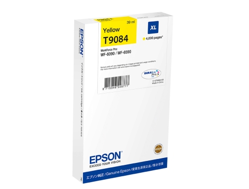 Ink-jet Epson wf-6590dwf wf-6090dw amarillo XL C13T908440, imagen 2 mini