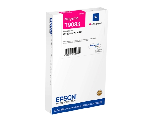 Ink-jet Epson wf-6590dwf wf-6090dw magenta XL C13T908340, imagen 2 mini