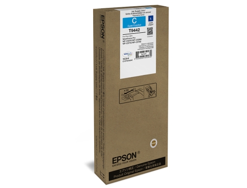 Ink-jet Epson wf-c5xxx series ink l cian 3000 C13T944240, imagen 2 mini