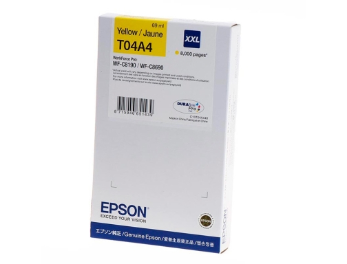 Ink-jet Epson wf-c8190 wf-c8690 xXL amarillo C13T04A440, imagen 2 mini