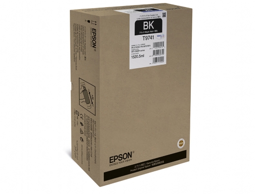 Ink-jet Epson workforce pro wf-c869r negro xXL ink supply unit C13T974100, imagen 2 mini
