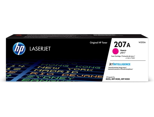 Toner HP 207a HP Laserjet pro m255dw m255nw m282nw m283fdn magenta 1250 W2213A, imagen 2 mini