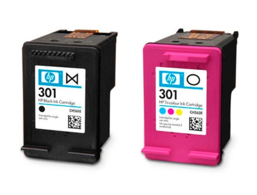 Ink jet HP 301 pack con tinta negra y tinta tricolor 1000 N9J72AE, imagen 3 mini