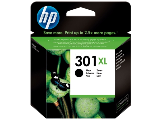 Cartucho de tinta HP 301XL negro Deskjet 5530 1010 1510 2540 alta capacidad CH563EE, imagen 2 mini