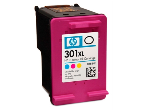 HP 301XL, Cartucho de tinta tricolor ink-jet, Deskjet 5530 1010 1510 2540 CH564EE, imagen 3 mini