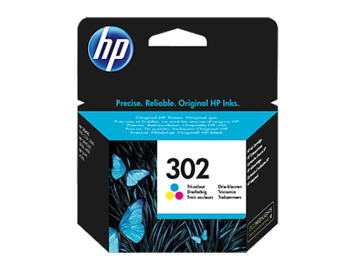 Ink-jet HP 302 Deskjet 1110 2130 3630 Officejet 3830 4650 Envy 4520 F6U65AE, imagen 2 mini