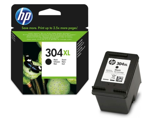 Ink-jet HP 304XL Deskjet 3000 3720 3730 negro 300 paginas N9K08AE, imagen 4 mini