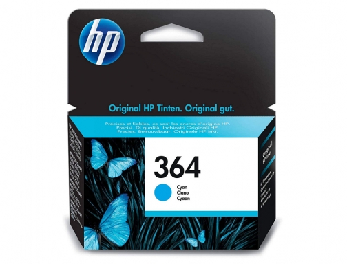 Ink-jet HP 364 cian Photosmart premium - c309a series c5300 c6300 b8500 CB318EE, imagen 2 mini