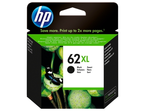 Ink-jet HP 62XL Envy 5640 7640 Officejet 5740 negro 600 pag C2P05AE, imagen 2 mini