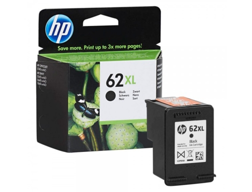 Ink-jet HP 62XL Envy 5640 7640 Officejet 5740 negro 600 pag C2P05AE, imagen 3 mini