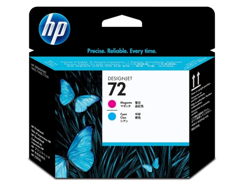 Inkjet HP 72 cabezal magenta y cian Designjet t610 1100 C9383A, imagen 2 mini