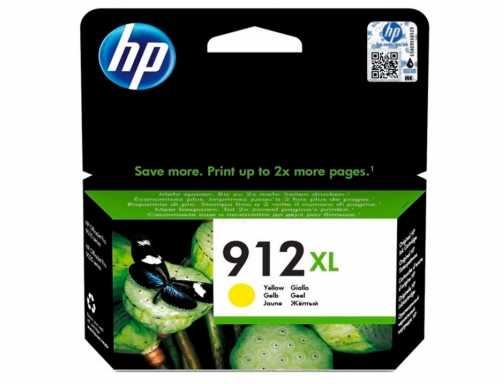 Ink-jet HP 912 XL Officejet 8010 8020 8035 amarillo 825 pag 3YL83AE, imagen 2 mini