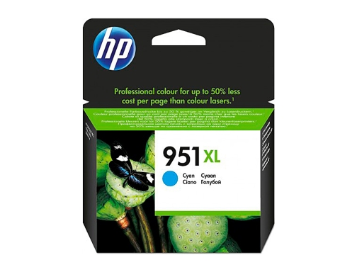 Ink-jet HP 951XL cian cn046ae capacidad 1500 pag CN046AE#BGY, imagen 2 mini