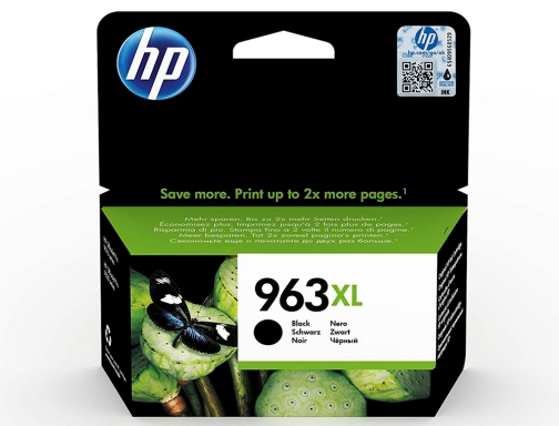 Ink-jet HP 963 XL Officejet pro 9010 9020 9022 9023 9025 negro 3JA30AE, imagen 2 mini