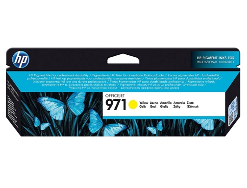 Ink-jet HP 971 Officejet pro x451 x551 x476 x576 amarillo 2.500 pag CN624AE, imagen 2 mini