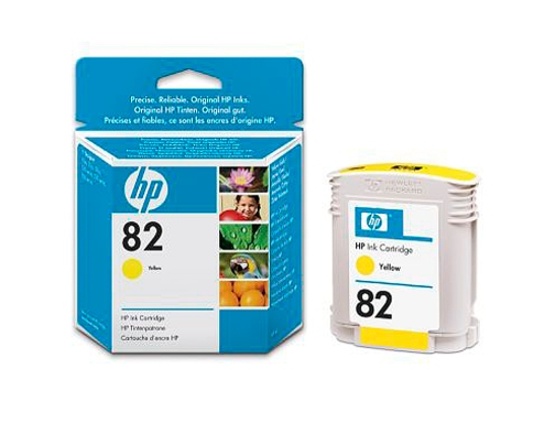 Ink-jet HP Designjet 500 800 p rinter series n.82 amarillo C4913A, imagen 2 mini