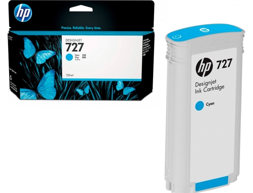 Ink-jet HP Designjet t920 t1500 n 727 cian alta 1000 paginas B3P19A, imagen 4 mini