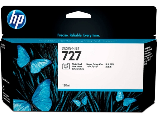 Ink-jet HP Designjet t920 t1500 n 727 negro foto alta 1000 paginas B3P23A, imagen 2 mini