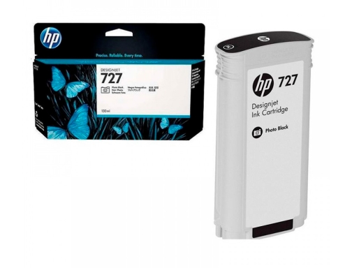 Ink-jet HP Designjet t920 t1500 n 727 negro foto alta 1000 paginas B3P23A, imagen 4 mini