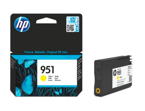 Ink-jet HP inyeccion 951 A7f64a 1000 paginas amarillo CN052AE, imagen 4 mini